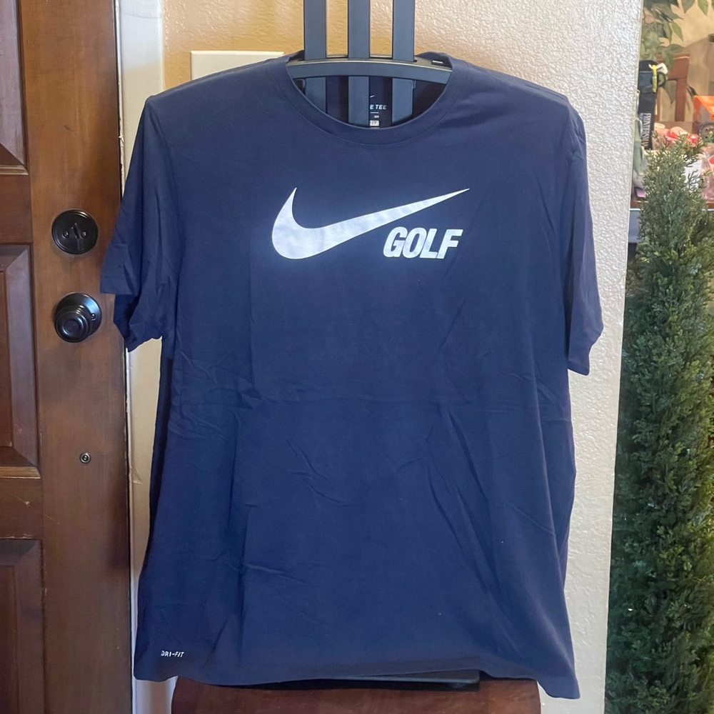 Nike Dri-Fit Men's Blue Golf Tee